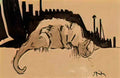 Theophile Steinlen le chat enerve Art A4 Photo Print