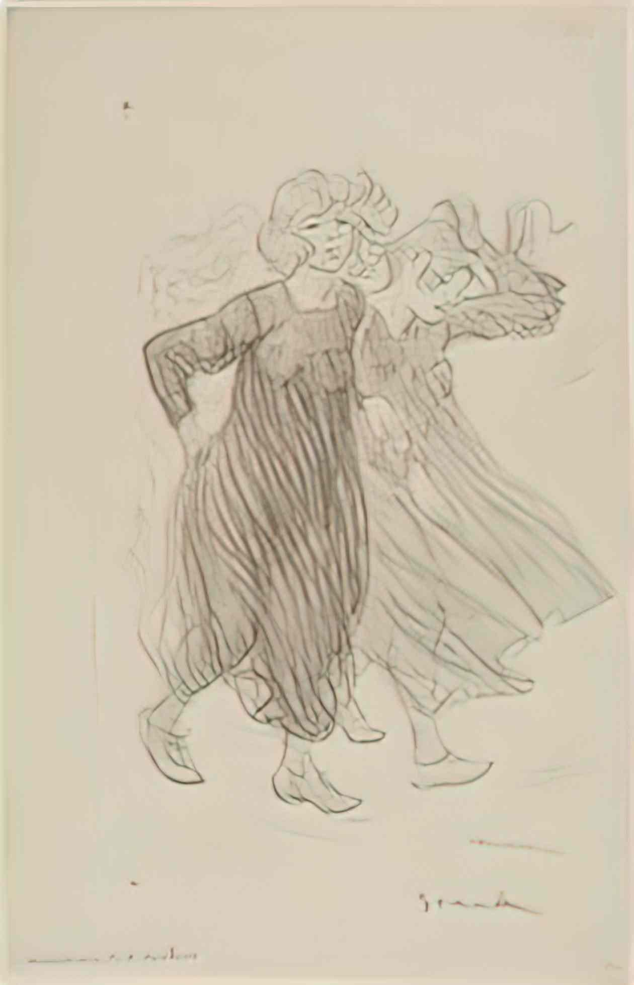Theophile Steinlen le coup de vent 1905 Art A4 Photo Print