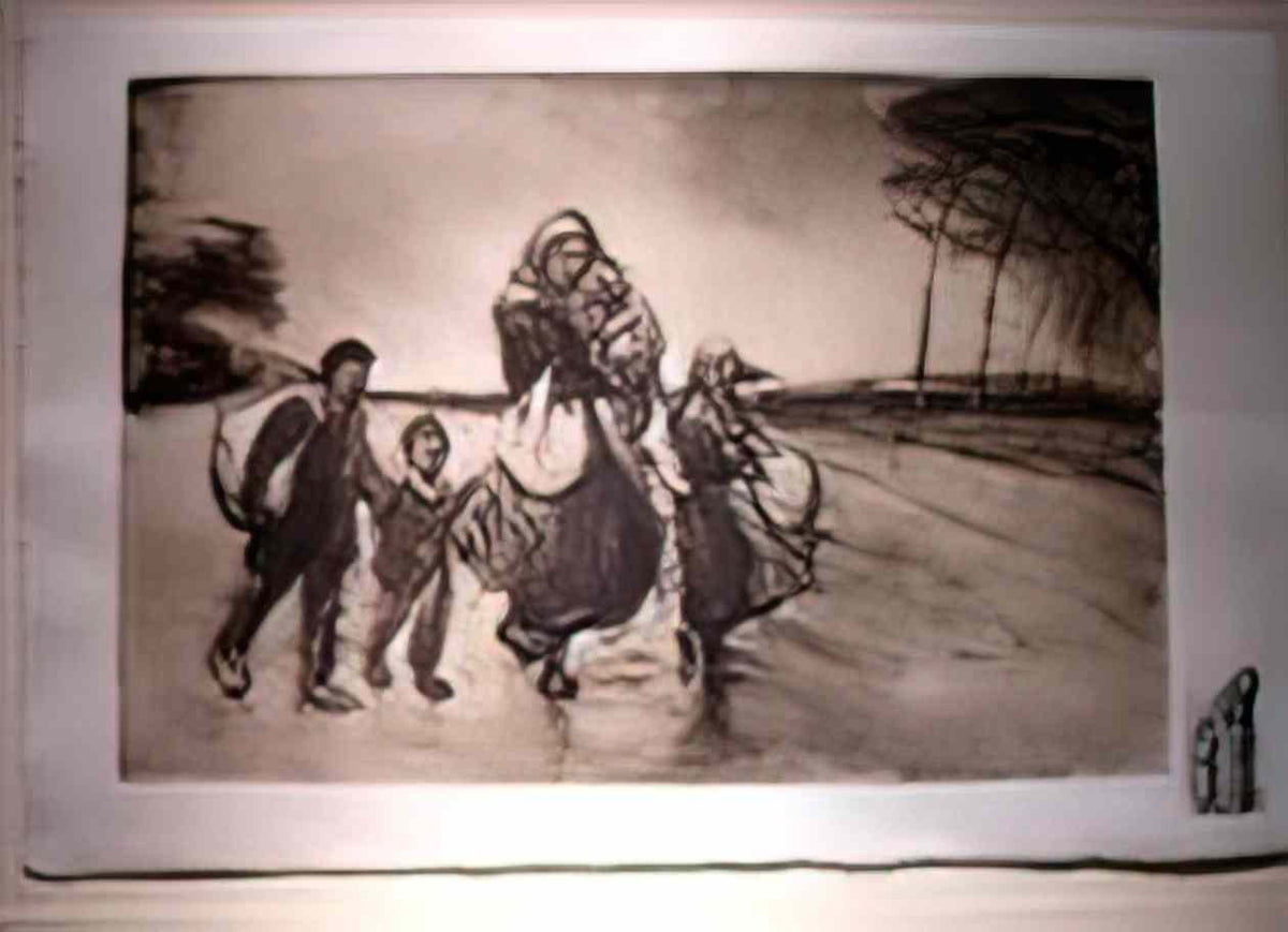 Theophile Steinlen le coup de vent vers l inconnu 1915 Art A4 Photo Print