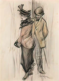 Theophile Steinlen le flaneur parisien Art A4 Photo Print