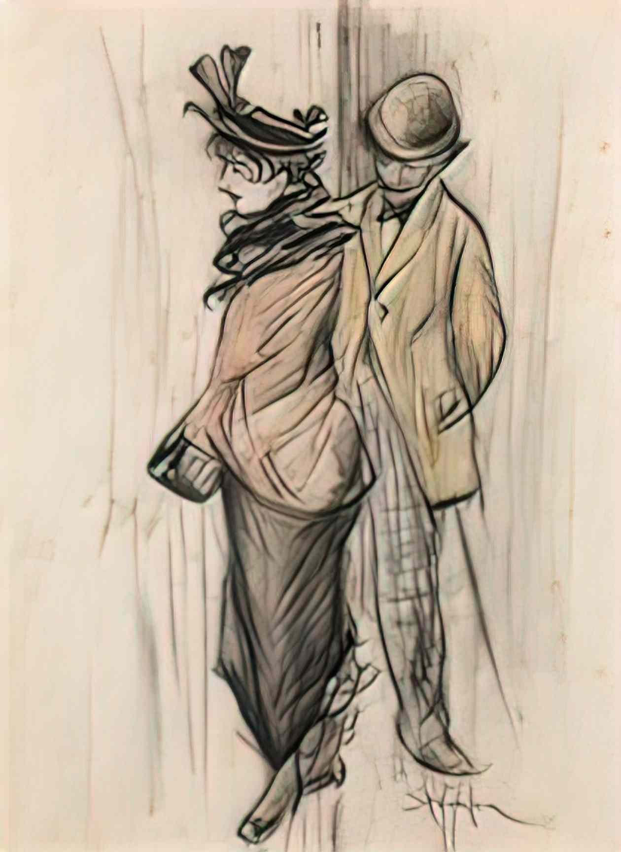Theophile Steinlen le flaneur parisien Art A4 Photo Print