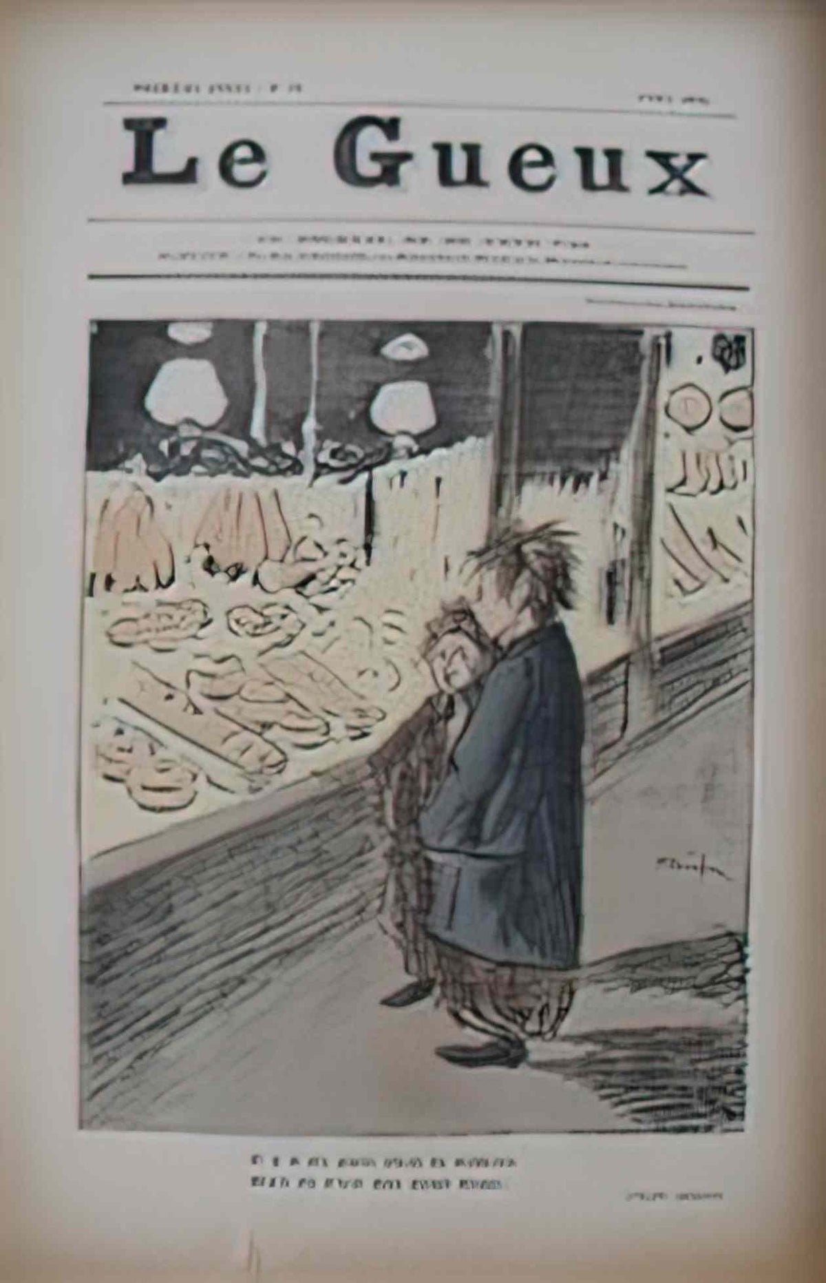 Theophile Steinlen le gueux Art A4 Photo Print