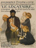 Theophile Steinlen le locataire 1913 2 Art A4 Photo Print