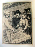 Theophile Steinlen le marchand de gaufres 1907 Art A4 Photo Print