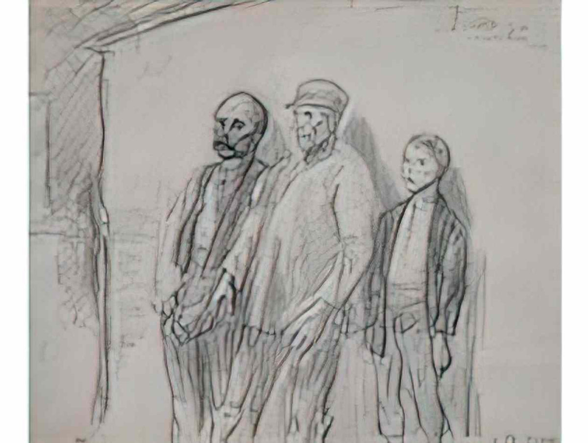 Theophile Steinlen le mur Art A4 Photo Print