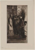 Theophile Steinlen le prophete 1902 Art A4 Photo Print