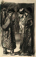 Theophile Steinlen le rencontre Art A4 Photo Print