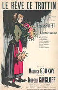 Theophile Steinlen le reve de trottin 1892 Art A4 Photo Print