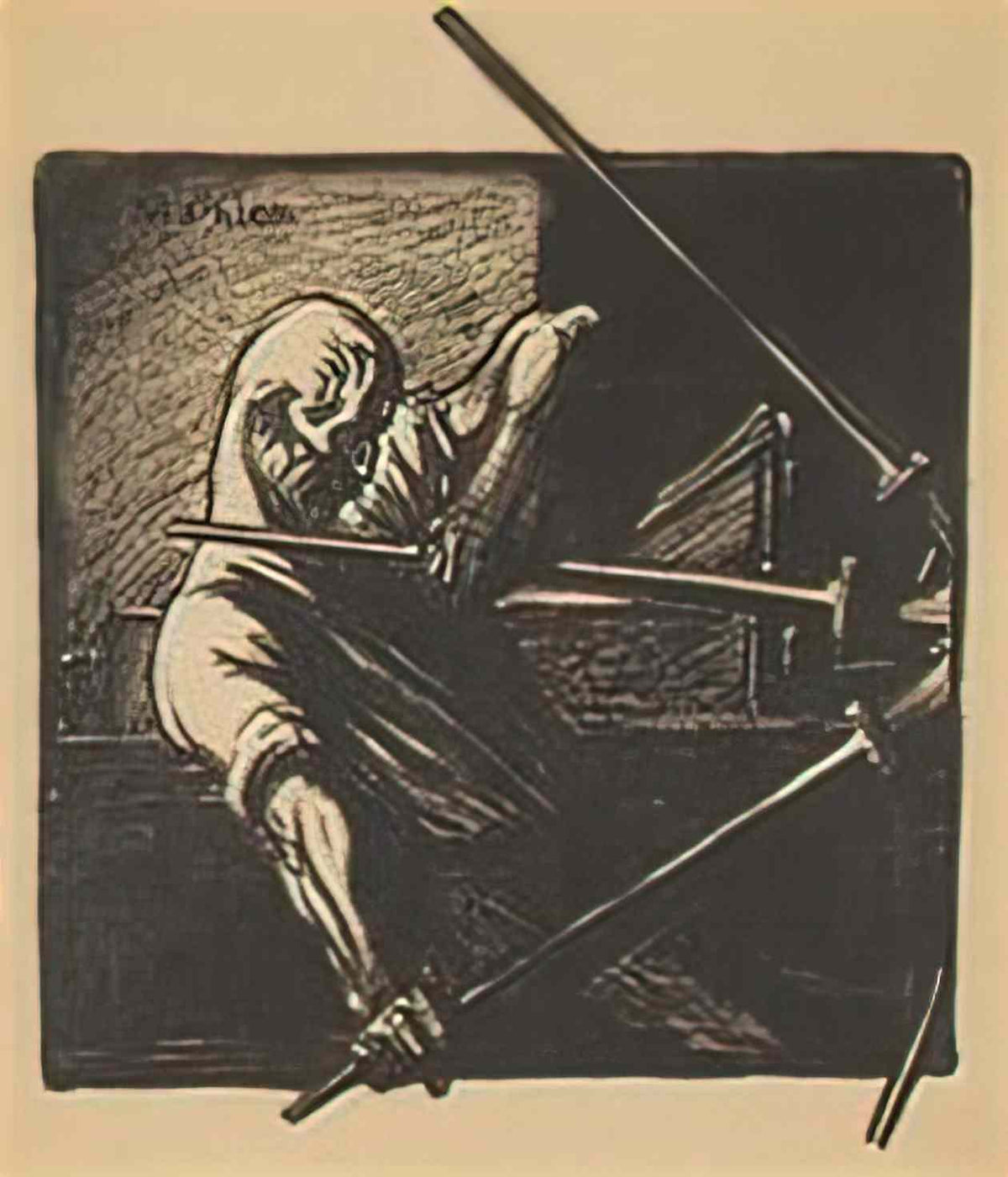 Theophile Steinlen le transporteur 1906 Art A4 Photo Print