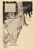 Theophile Steinlen le vagabond song A4 Photo Print