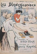 Theophile Steinlen les blanchisseuses 1893 Art A4 Photo Print