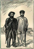 Theophile Steinlen les deux Art A4 Photo Print