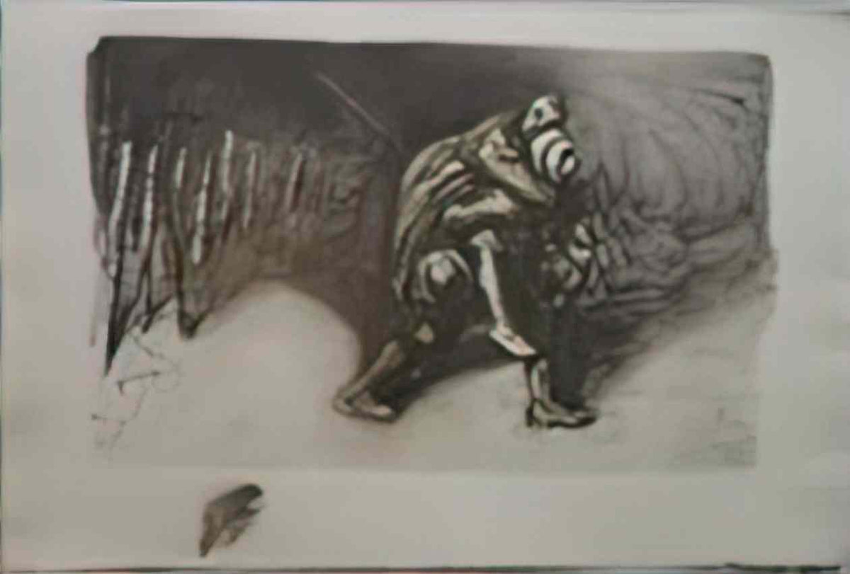 Theophile Steinlen les deux amis 1917 Art A4 Photo Print