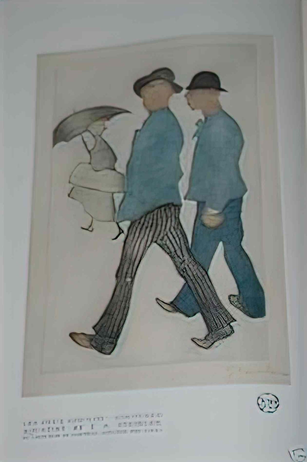 Theophile Steinlen les deux gigolos 1898 Art A4 Photo Print