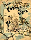 Theophile Steinlen les festes de l ete 1889 Art A4 Photo Print
