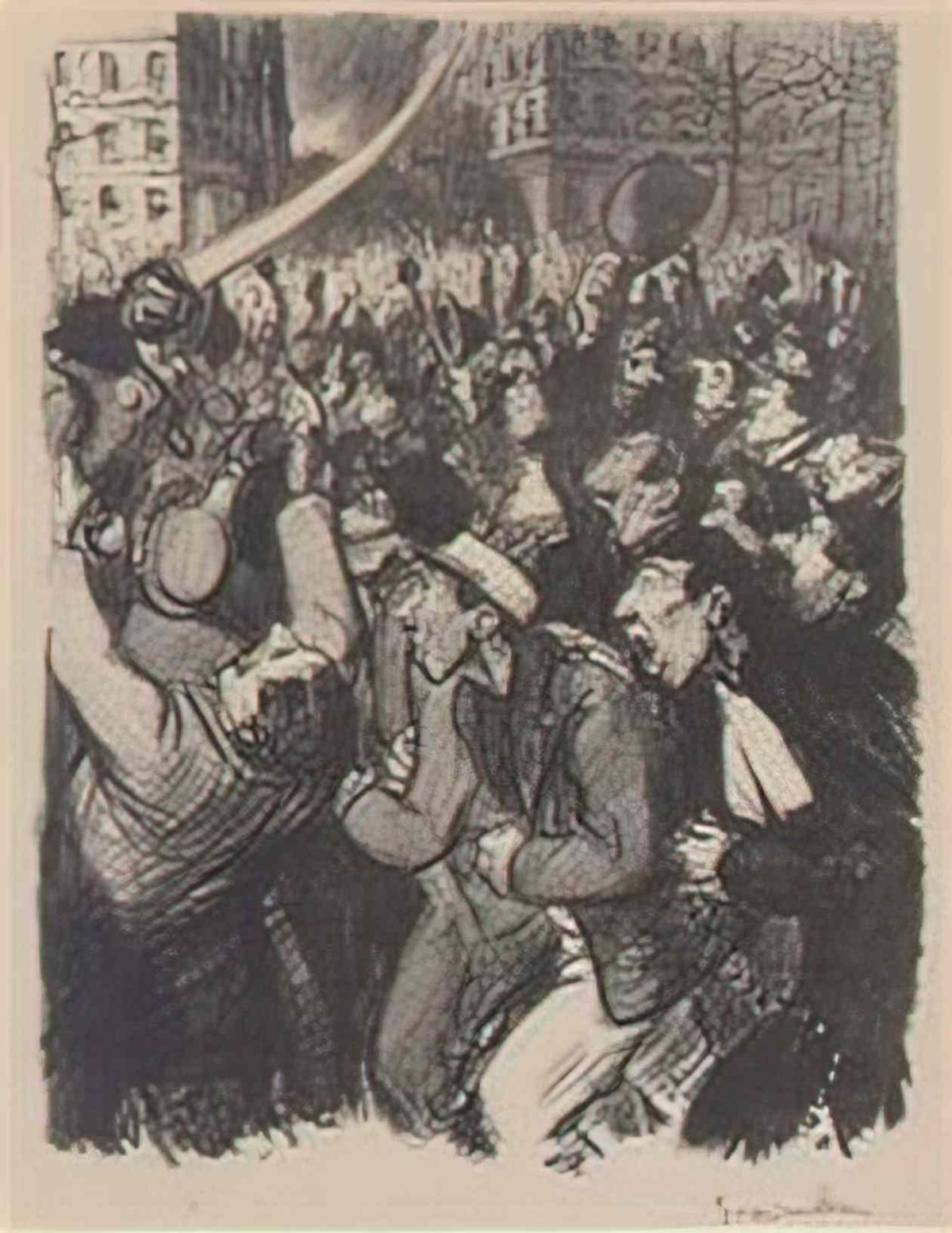 Theophile Steinlen les moutons de boisdeffre Art A4 Photo Print
