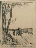 Theophile Steinlen les trimardeurs 1912 Art A4 Photo Print