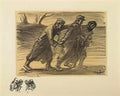 Theophile Steinlen les trois compagnons 1915 Art A4 Photo Print