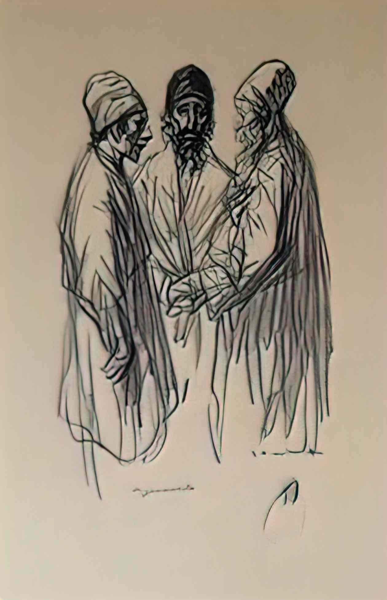 Theophile Steinlen mercantils 1916 Art A4 Photo Print