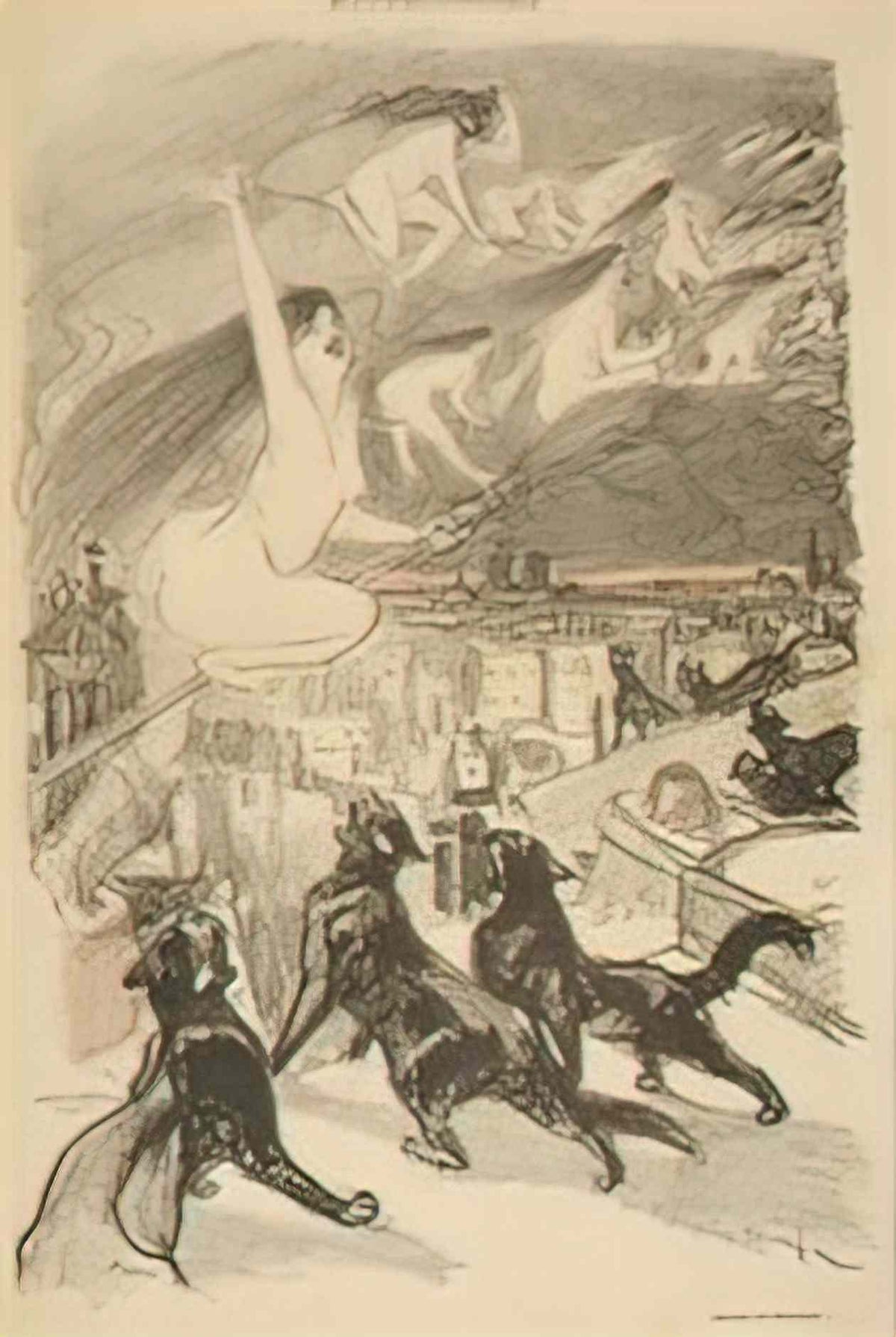 Theophile Steinlen metamorphose 1893 Art A4 Photo Print