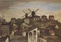 Theophile Steinlen montmartre windmills 1903 Art A4 Photo Print