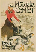 Theophile Steinlen motocycles comiot 1899 2 Art A4 Photo Print