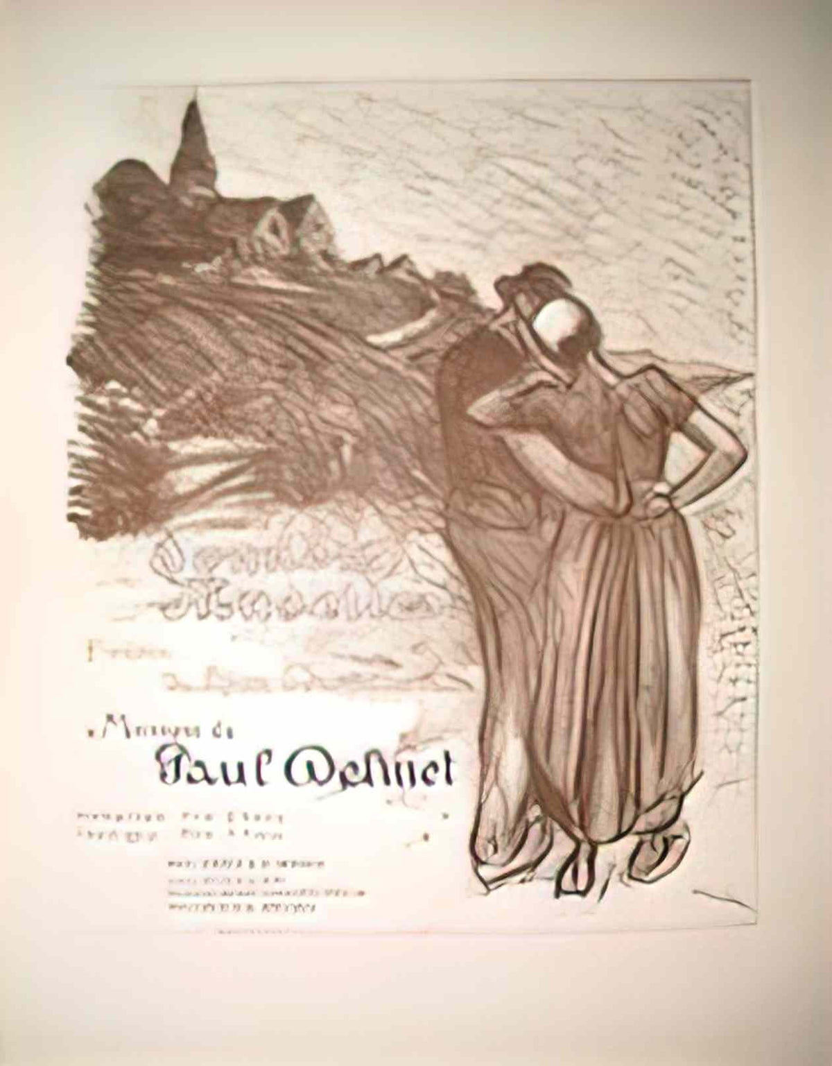 Theophile Steinlen musettes gross Art A4 Photo Print