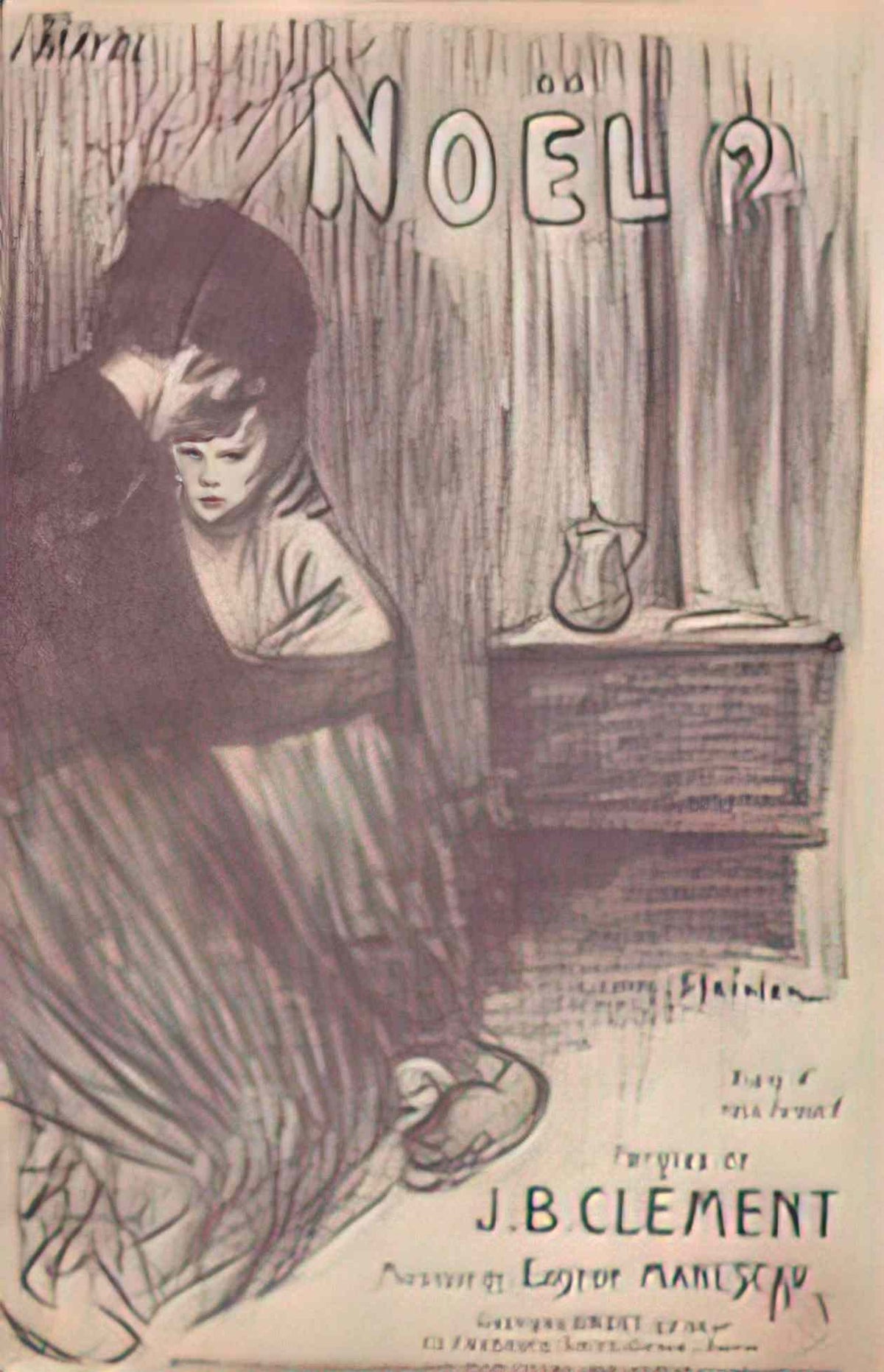 Theophile Steinlen noel 1894 1 Art A4 Photo Print