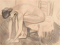 Theophile Steinlen nu 1 Art A4 Photo Print