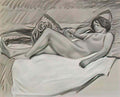 Theophile Steinlen nu allonge Art A4 Photo Print