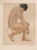Theophile Steinlen nude 1902 Art A4 Photo Print