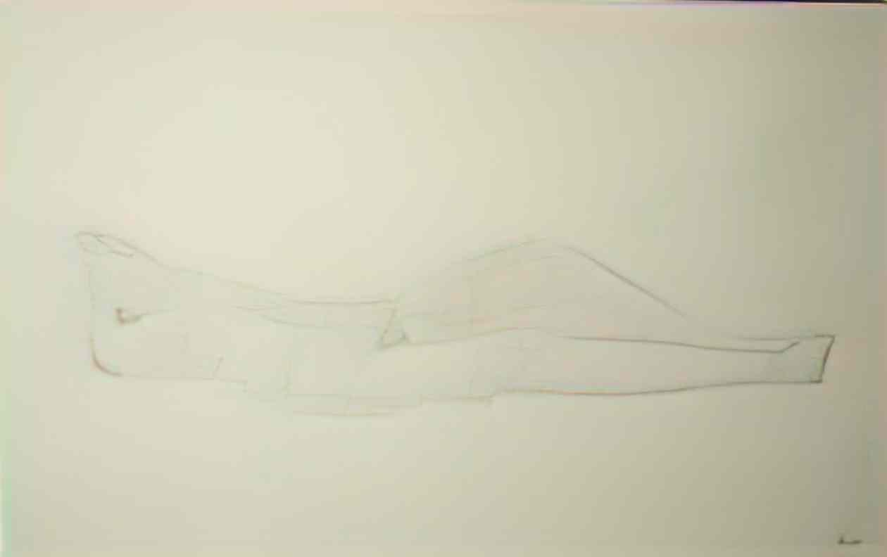 Theophile Steinlen nude pencil Art A4 Photo Print