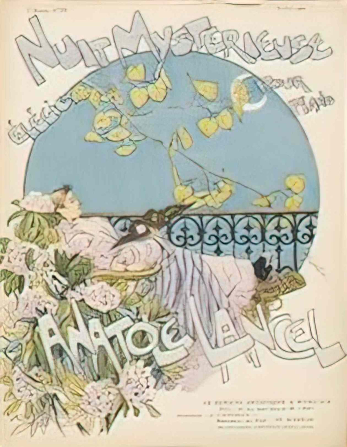Theophile Steinlen nuit mysterieuse 1889 Art A4 Photo Print