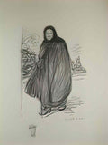 Theophile Steinlen old woman Art A4 Photo Print