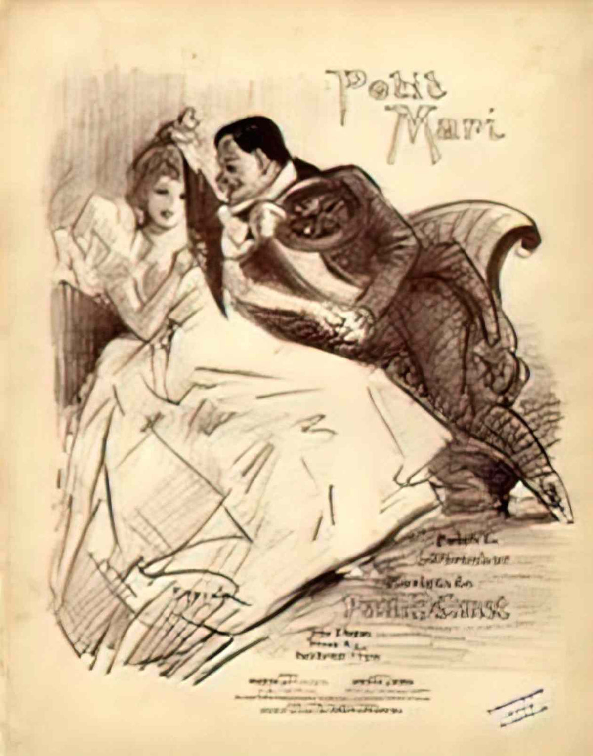 Theophile Steinlen petit mari 1897 Art A4 Photo Print
