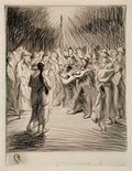 Theophile Steinlen petits chanteurs des rues swann Art A4 Photo Print