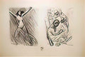 Theophile Steinlen planche de croquis no 2 1916 Art A4 Photo Print