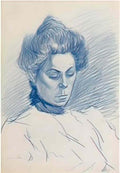 Theophile Steinlen portrait de femme Art A4 Photo Print