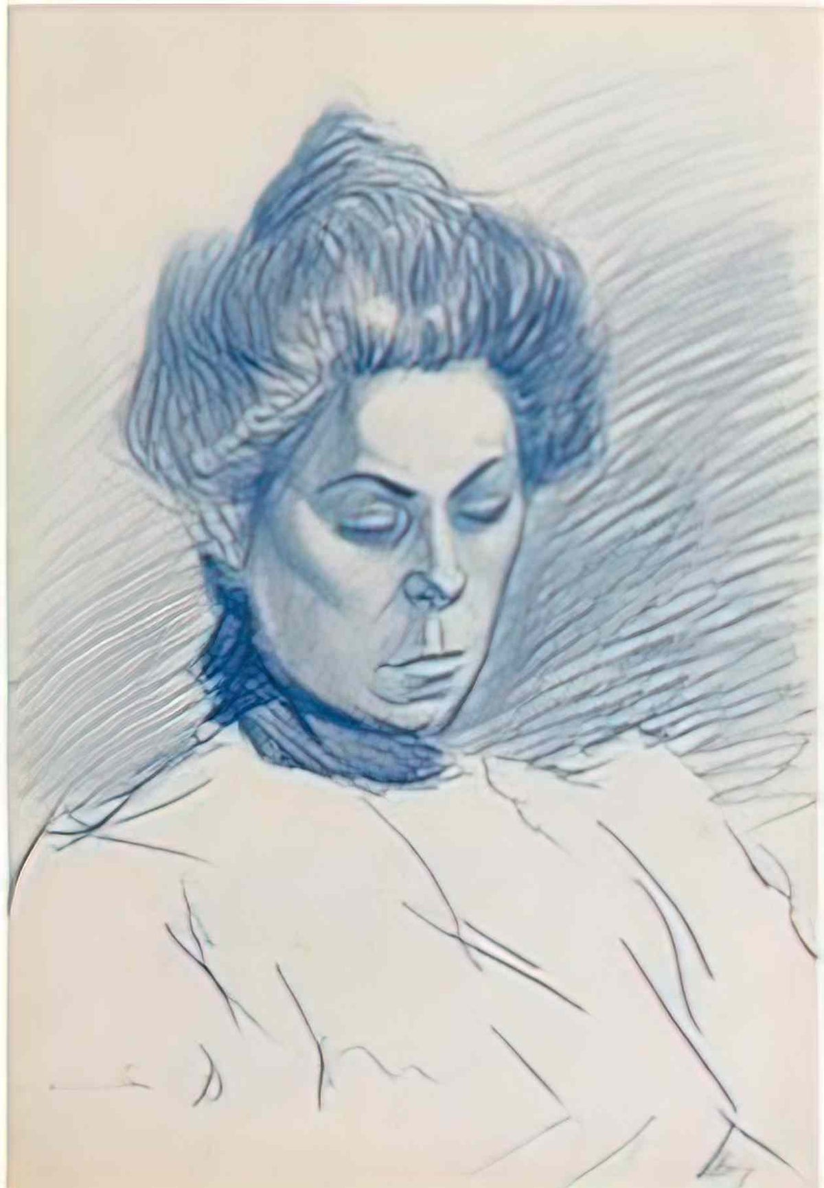 Theophile Steinlen portrait de femme Art A4 Photo Print