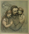 Theophile Steinlen pret d honneur aux aveugles 1917 2 Art A4 Photo Print