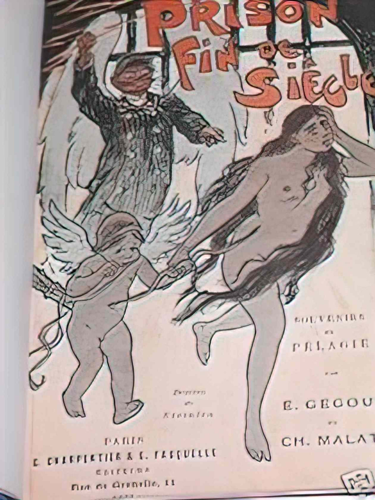 Theophile Steinlen prison fin de siecle 1891 Art A4 Photo Print