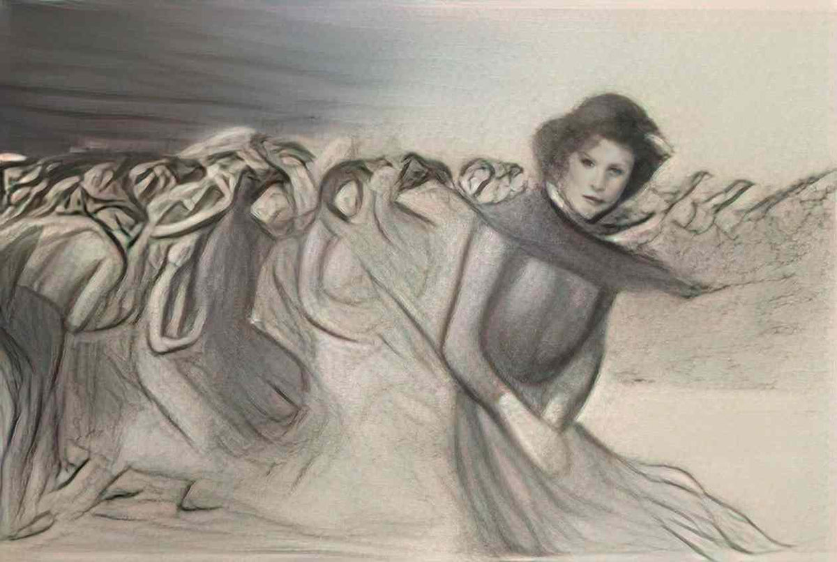 Theophile Steinlen proletarians 1900 Art A4 Photo Print