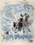 Theophile Steinlen promenade de noctambules 1889 Art A4 Photo Print
