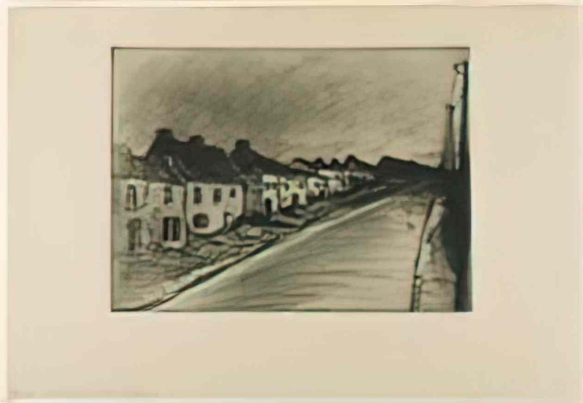 Theophile Steinlen route traversant un village 1902 1 Art A4 Photo Print