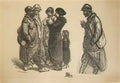 Theophile Steinlen sans famille 1916 Art A4 Photo Print