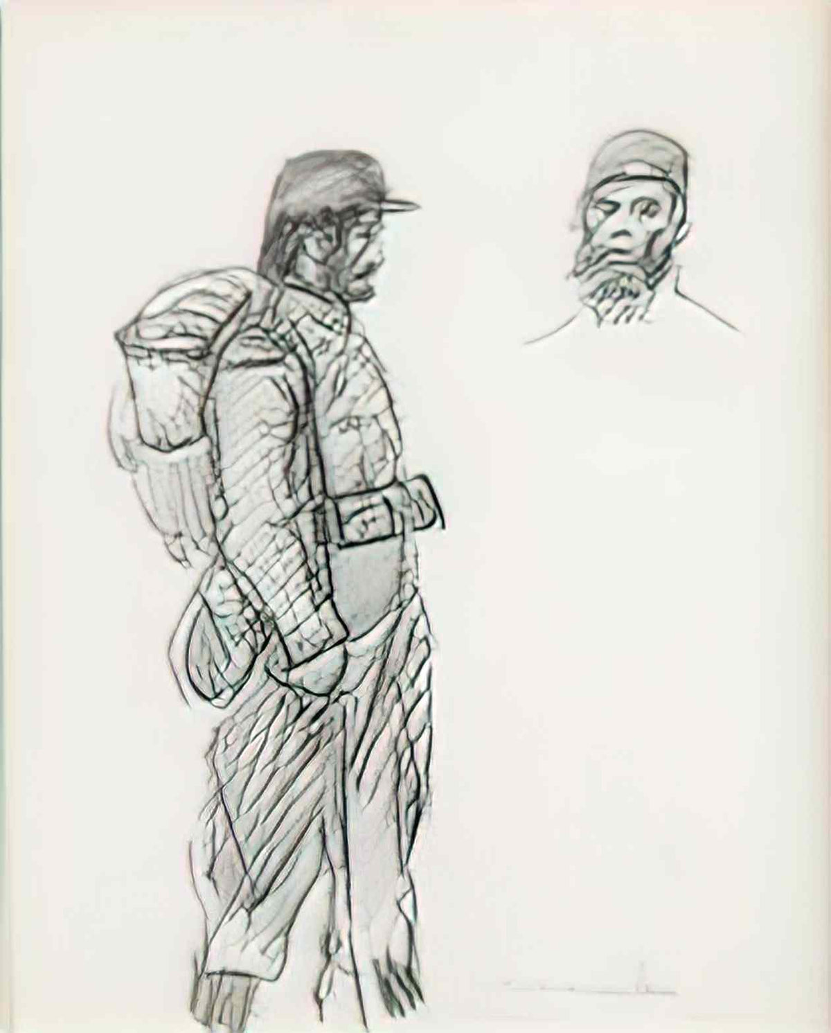 Theophile Steinlen soldiers Art A4 Photo Print