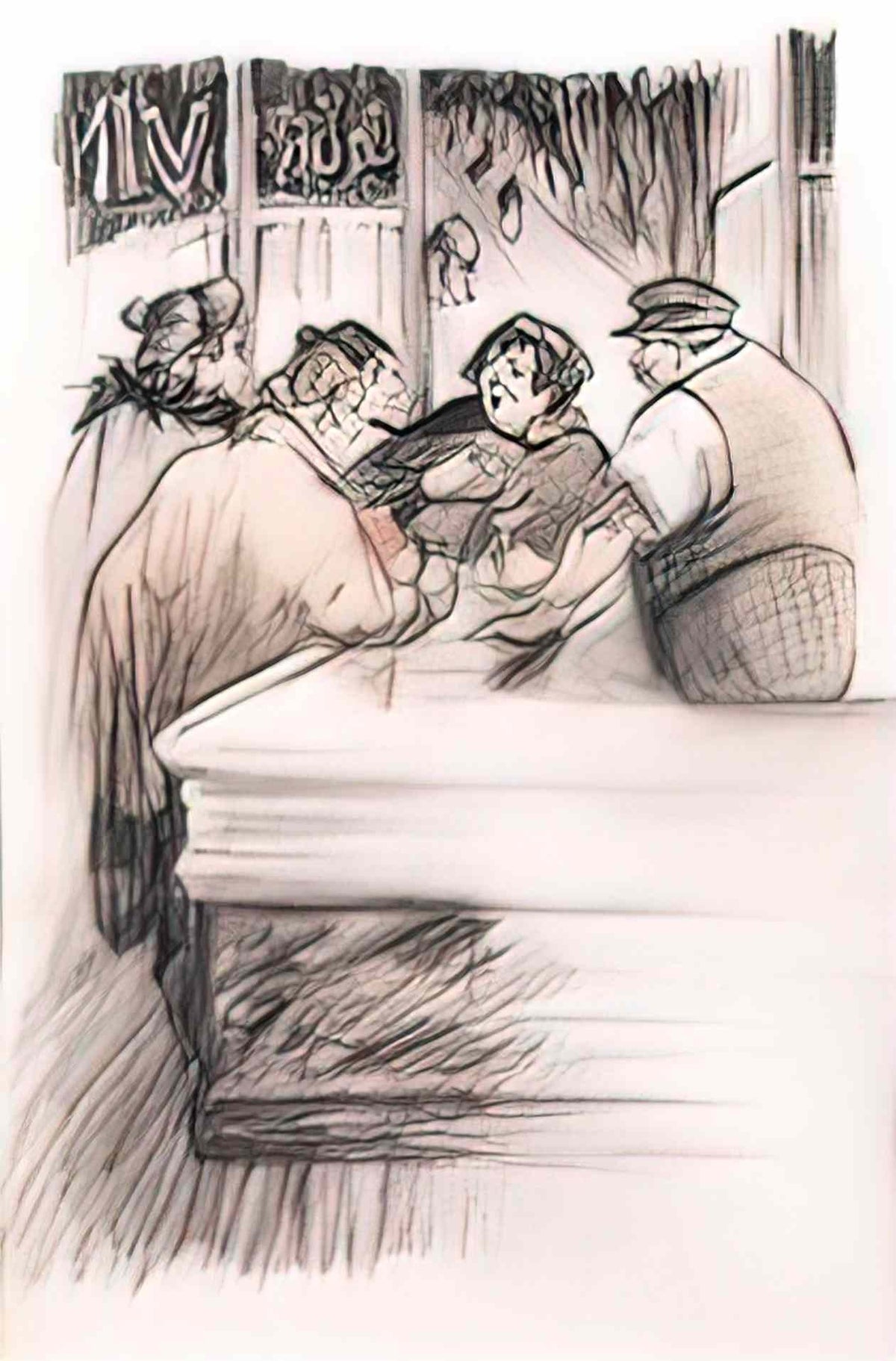 Theophile Steinlen souper du mac Art A4 Photo Print