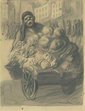 Theophile Steinlen steet vendor Art A4 Photo Print
