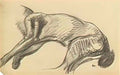Theophile Steinlen study of the body of a cat stretching out Art A4 Photo Print