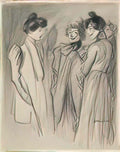 Theophile Steinlen three women 1 Art A4 Photo Print
